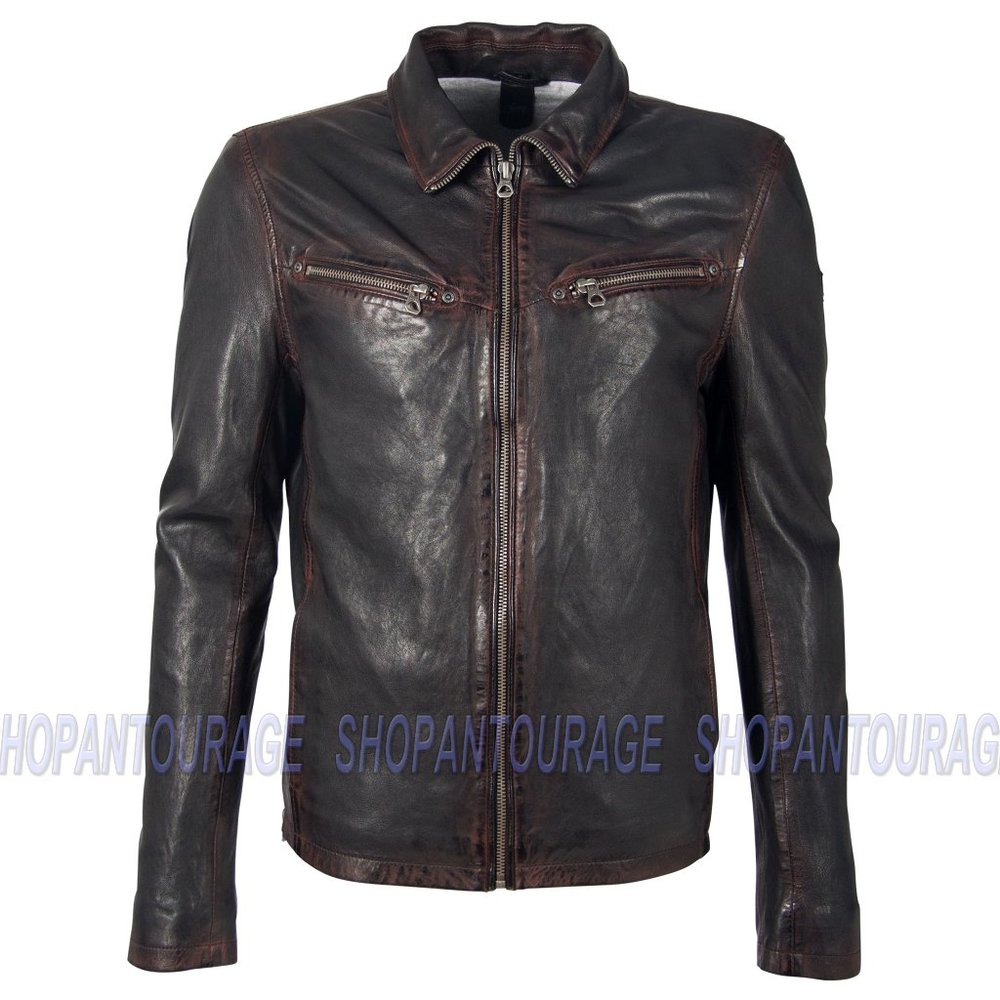 Mauritius Gaines 100% Genuine Leather Mens Jacket